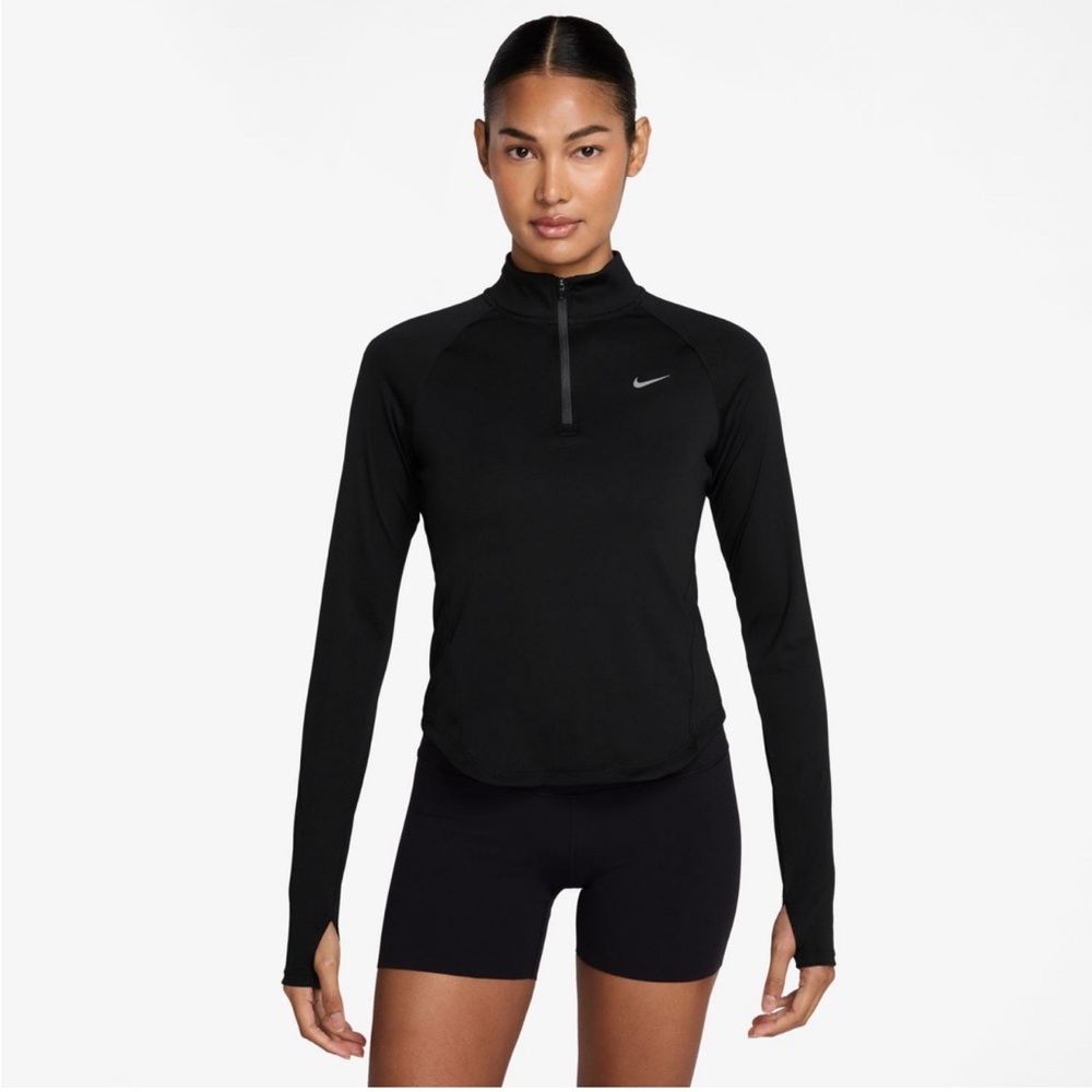 Nike Women's‎ Black Fleece Long Sleeve Performance Half Zip